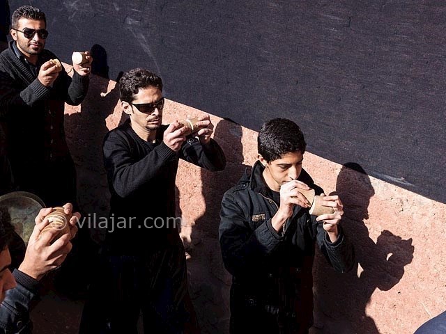 عکس شماره 7 - مراسم جغجغه زنی در ابیانه