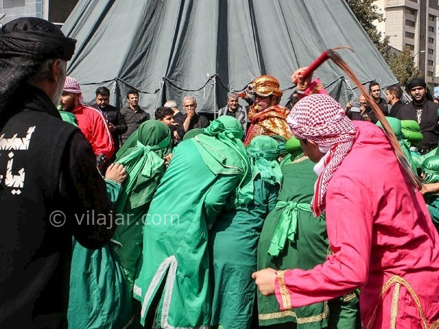 عکس شماره 7 - آیین خیمه سوزان ظهر عاشورا