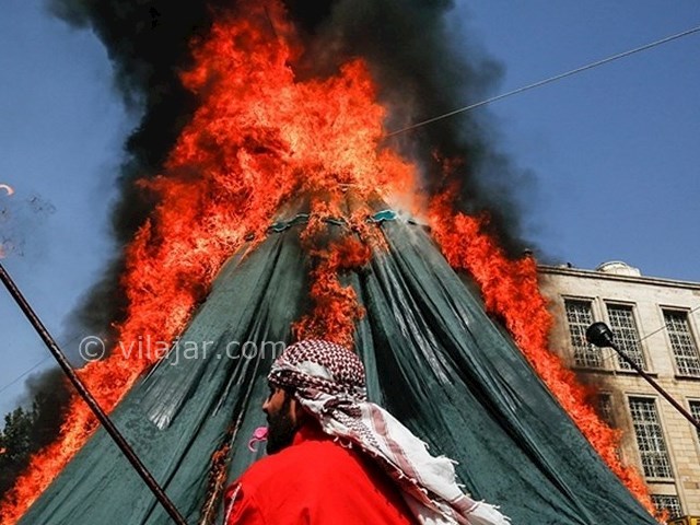عکس شماره 8 - آیین خیمه سوزان ظهر عاشورا