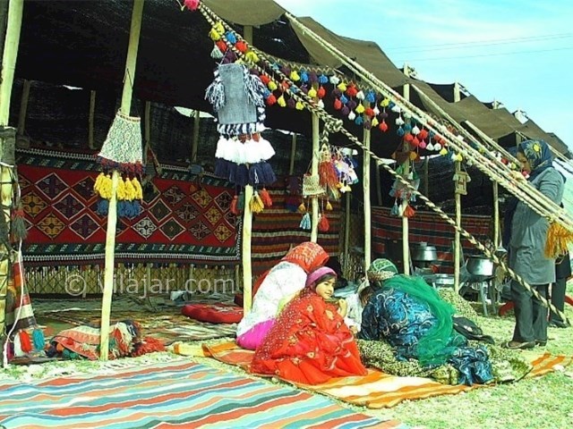 عکس شماره 8 - سیاه چادر پناهگاه عشایر