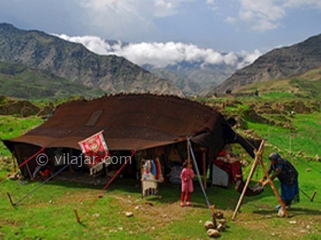 عکس شماره 9 - سیاه چادر پناهگاه عشایر