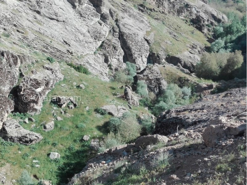 عکس شماره 5 - آبشار سنج در جاده چالوس