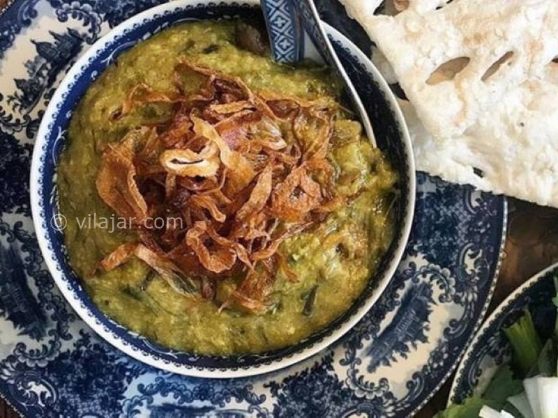 عکس شماره 3 - آش سبزی شیرازی