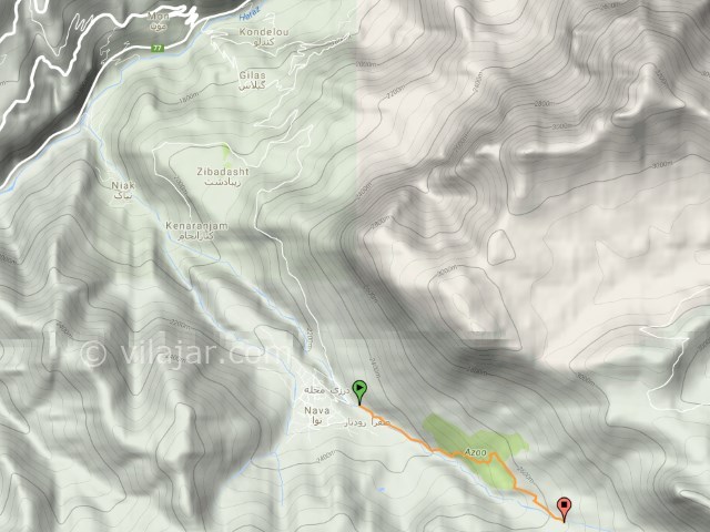 عکس شماره 6 - روستای نوا و دشت آزو