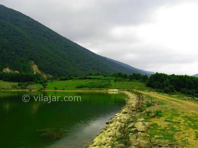 عکس شماره 7 - روستا بره سر و دریاچه ویستان