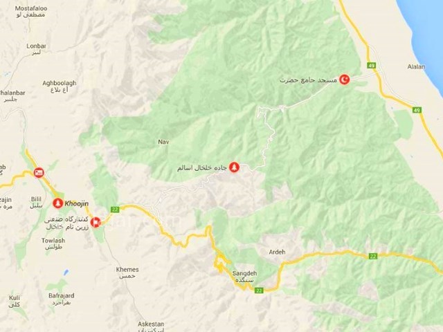 عکس شماره 9 - جاده اسالم به خلخال