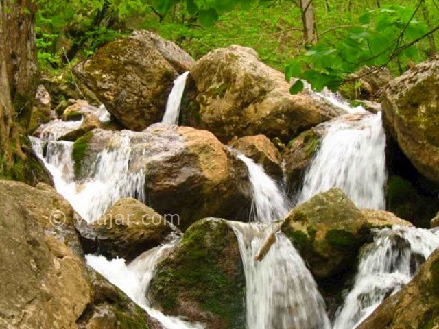 عکس شماره 3 - آبشار پشمکی در پاقلعه گلستان