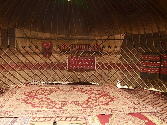 عکس شماره 3 - آغاج اوی خانه سنتی ترکمن ها