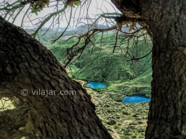 عکس شماره 10 - دریاچه دو قلو سیاه گاو آبدانان