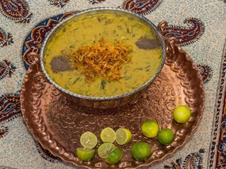 آش سبزی شیرازی
