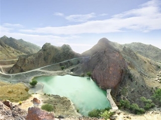 دریاچه و سد بند دره بیرجند