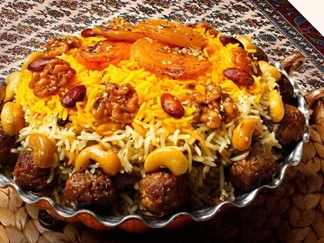 گردو پلو شهرکردی