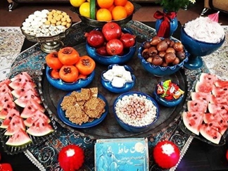خوراکی های شب یلدا