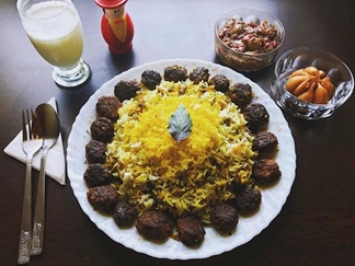 کلم پلو شیرازی