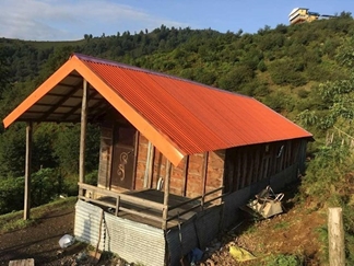 کلبه چوبی در ییلاق اولسبلنگاه