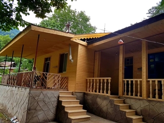 اجاره ویلا چوبی لب رودخانه در ماسال