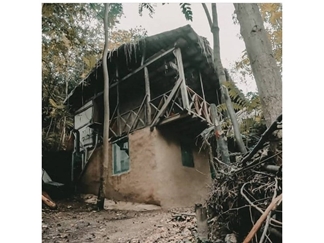 کلبه انجیلی در اقامتگاه بومگردی کومه