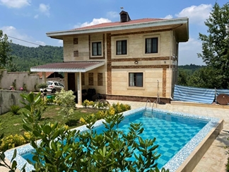 اجاره ویلا جنگلی با استخر در شفت