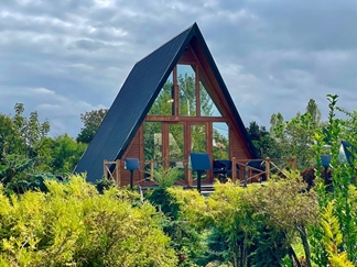 کلبه چوبی جنگلی در تنکابن