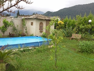 ویلای چوبی استخردار با کلبه در چابکسر