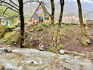 کلبه چوبی جنگلی پل سفید سوادکوه