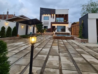 ویلا با استخر روباز آبگرم محمودآباد