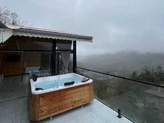 کلبه چوبی با جکوزی رامسر اربکله