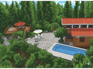 ویلا با استخر آبگرم رامسر دالخانی