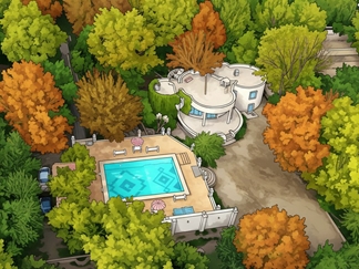 اجاره ویلا با استخر آبگرم نزدیک کردان