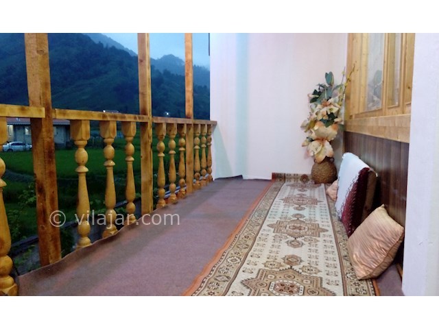 عکس شماره 130551 - اجاره ویلا در قلعه رودخان - بالکن طبقه بالا