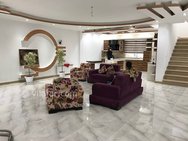 عکس شماره 241543 - اجاره ویلا متل قو استخر - پذیرایی و آشپزخانه ویلا