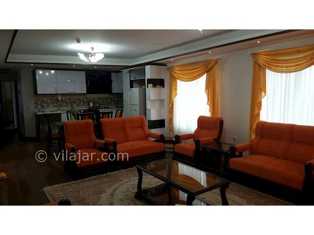 عکس شماره 411795 - اجاره آپارتمان ساحلی روبه دریا - پذیرایی و آشپزخونه رو به دریا 