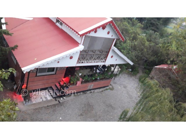 عکس شماره 475645 - اجاره ویلا استخر آبگرم در ماسال - عکس هوایی از ویلا