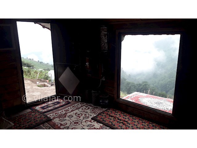عکس شماره 482761 - رزرو کلبه چوبی در اولسبلنگاه - چشم انداز از در وپنجره قدی کلبه