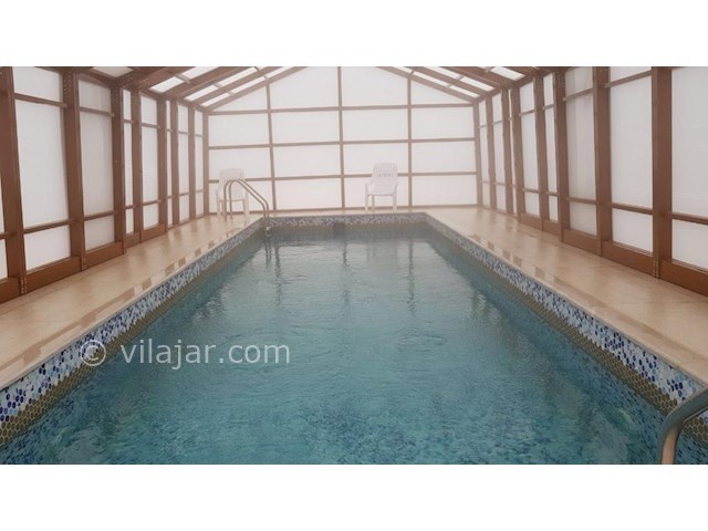 عکس شماره 522871 - ویلا استخردار با ساحل اختصاصی نوشهر - استخر سرپوشیده، بخار اب استخر در زمستان