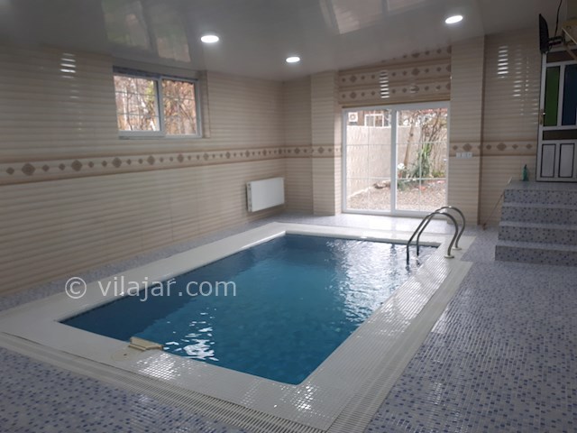 عکس شماره 525823 - اجاره ویلا استخر آبگرم در ماسال - سالن استخر