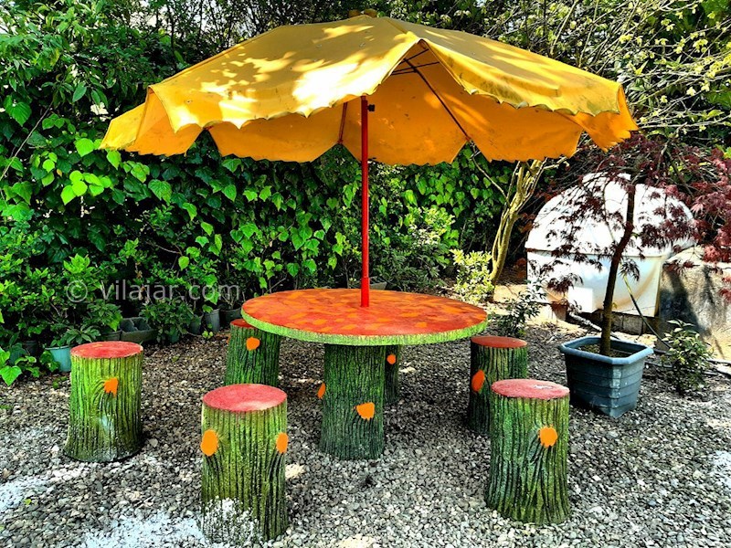 عکس شماره 542109 - اجاره ویلا در ولی آباد تنکابن - آلاچیق چتری