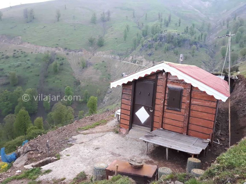 عکس شماره 543804 - رزرو کلبه چوبی در اولسبلنگاه - تراس جلو کلبه