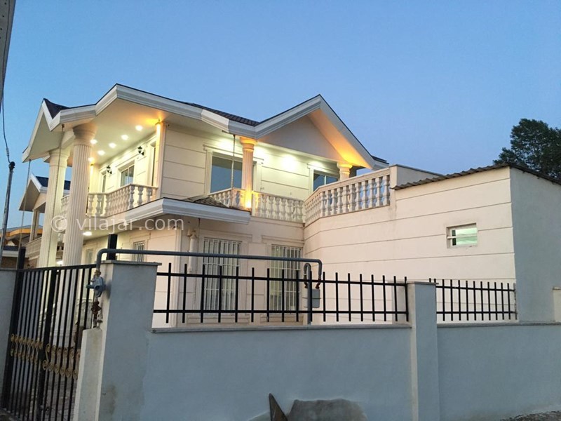 عکس شماره 546381 - اجاره ویلا استخردار در شیرود - نمای ویلا از خیابان