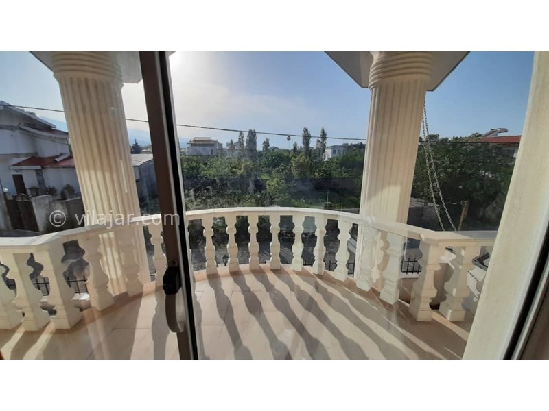 عکس شماره 556326 - اجاره ویلا استخردار در شیرود - تراس غربی با ویوی نامحدود زیبا