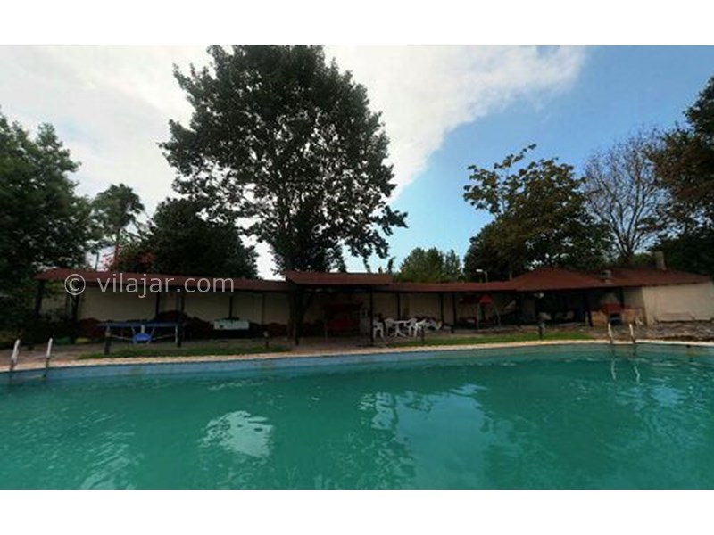 عکس شماره 556761 - ویلا لوکس با استخر و بیلیارد هچیرود - استخر روباز ویلا با ویوی طبیعت سبز شمال