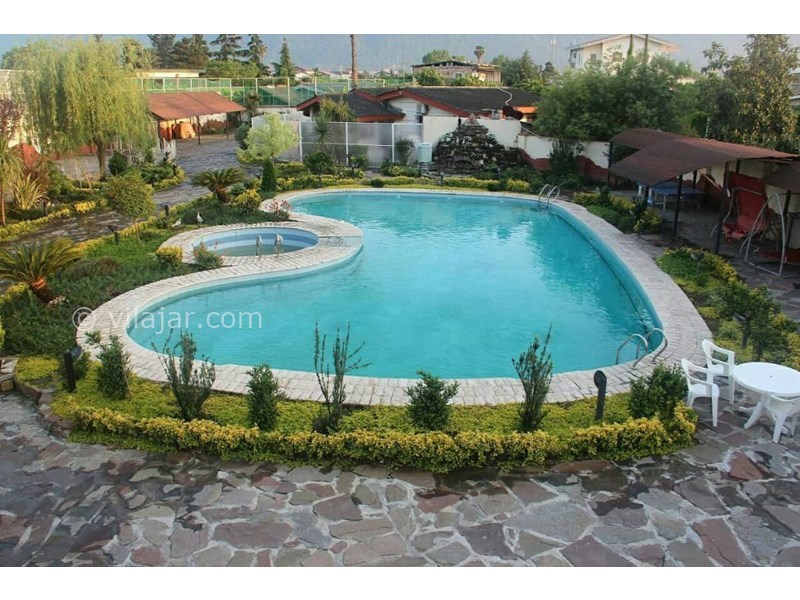 عکس شماره 556771 - ویلا لوکس با استخر و بیلیارد هچیرود - استخر روباز، جکوزی و فضای سبز ویلا