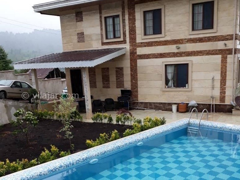 عکس شماره 558013 - اجاره ویلا جنگلی با استخر در شفت - 