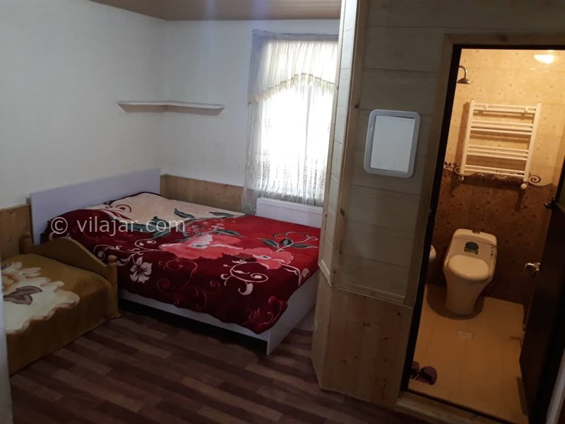 عکس شماره 560642 - ویلا چوبی استخردار جنگل دالخانی - اتاق خواب مستر