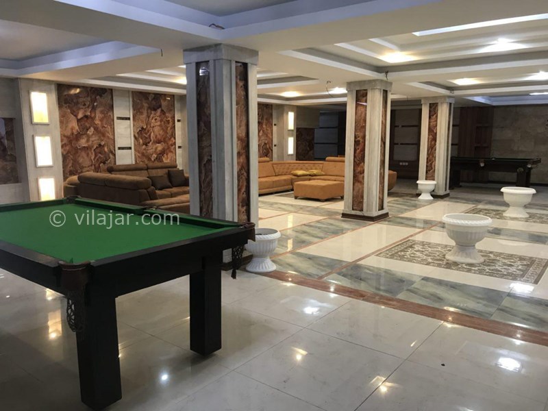 عکس شماره 568044 - اجاره آپارتمان ساحلی روبه دریا - میز بیلیارد لابی برج