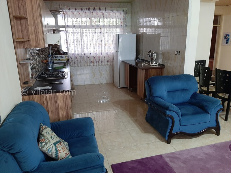 عکس شماره 574974 - اجاره ویلا ساحلی در بندر انزلی - هال و آشپزخانه