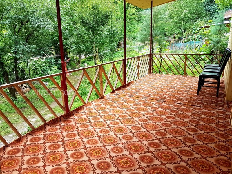 عکس شماره 576823 - اجاره ویلا چوبی لب رودخانه در ماسال -