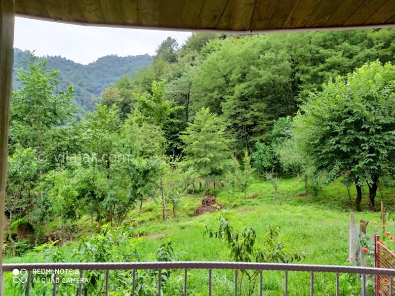 عکس شماره 577154 - اجاره ویلا ماسال با چشمه اختصاصی - ویو بینظیر از بالکن رو به کوه و جنگل