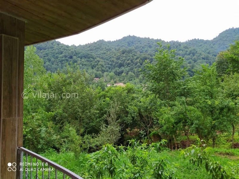 عکس شماره 577159 - اجاره ویلا ماسال با چشمه اختصاصی - چشم اندازی زیبا از تراس روبه کوه و جنگل