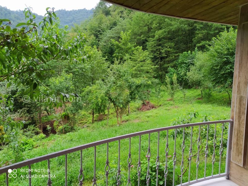 عکس شماره 577167 - اجاره ویلا ماسال با چشمه اختصاصی - ویو از بالکن بطرف کوه و جنگل